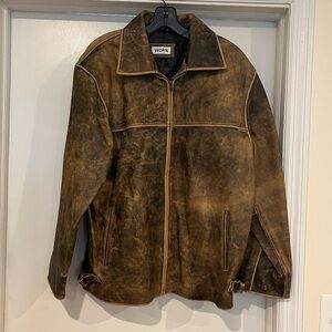 WORN vintage leather jacket